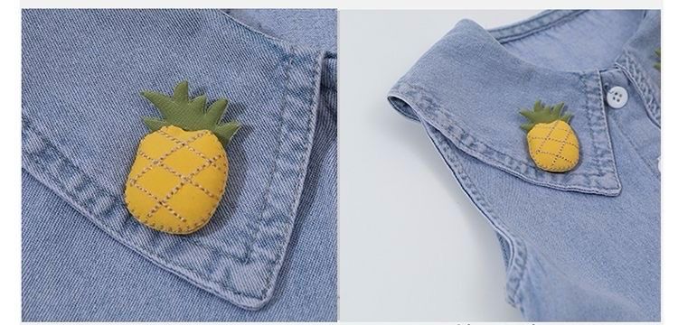 Pineapple Denim Dress