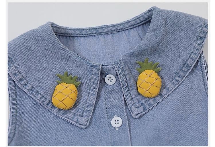 Pineapple Denim Dress