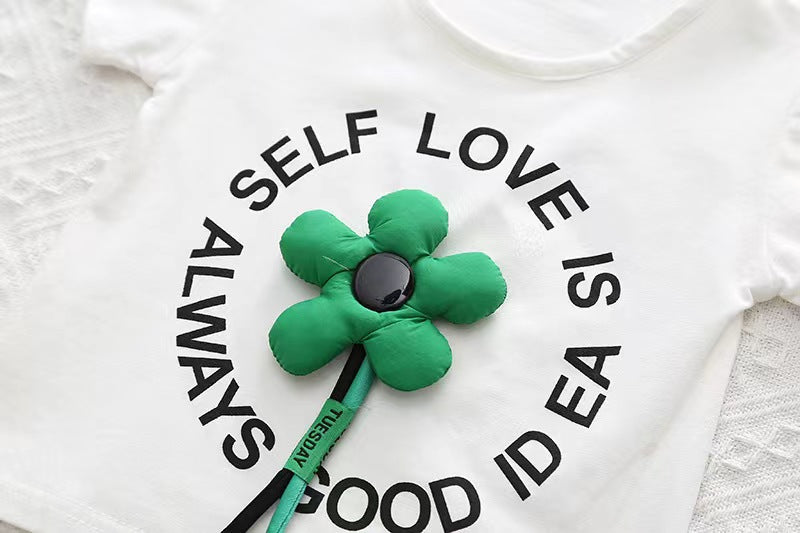 Self Love Denim Shorts Set