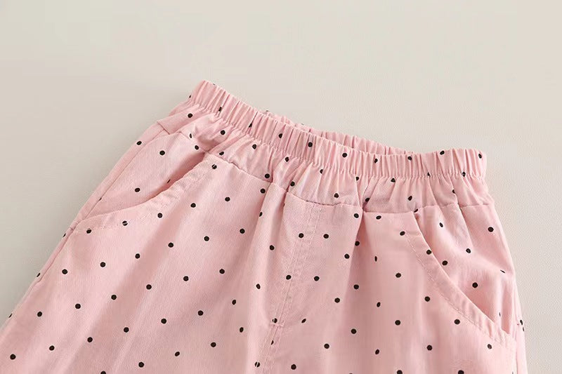 Small Polka Dots Shorts Set