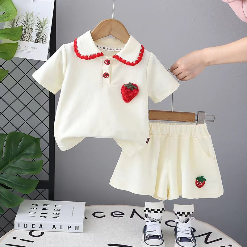 Strawberry Shorts Set