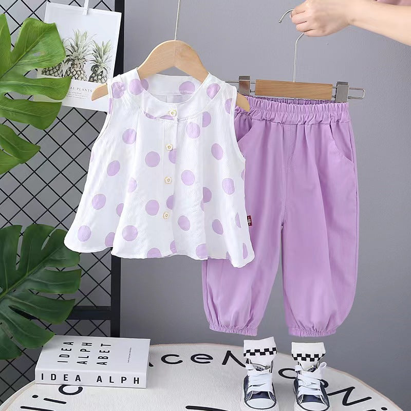 Polka Dots Pant Set