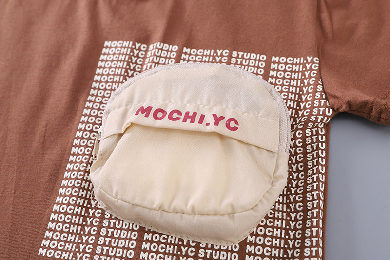 3D pocket Short Set