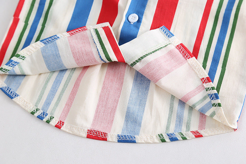 Multicolored Shirt Set