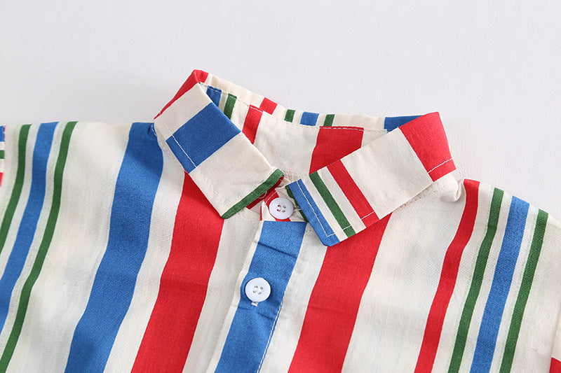 Multicolored Shirt Set