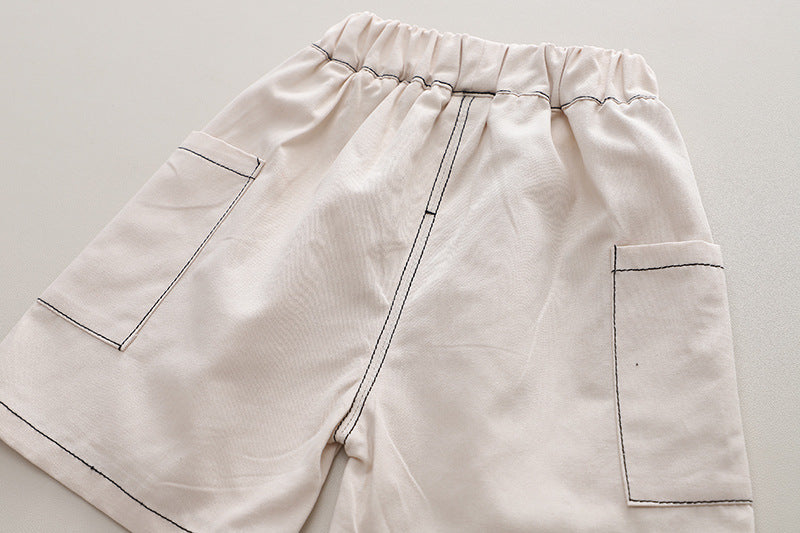 Monochrome Shorts Set