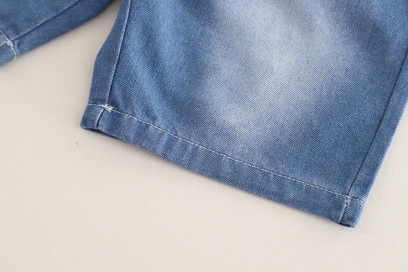 Animal Denim Shorts