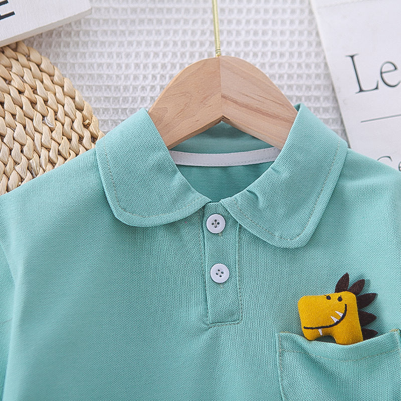 Polo T-shirt Matching Shorts Set