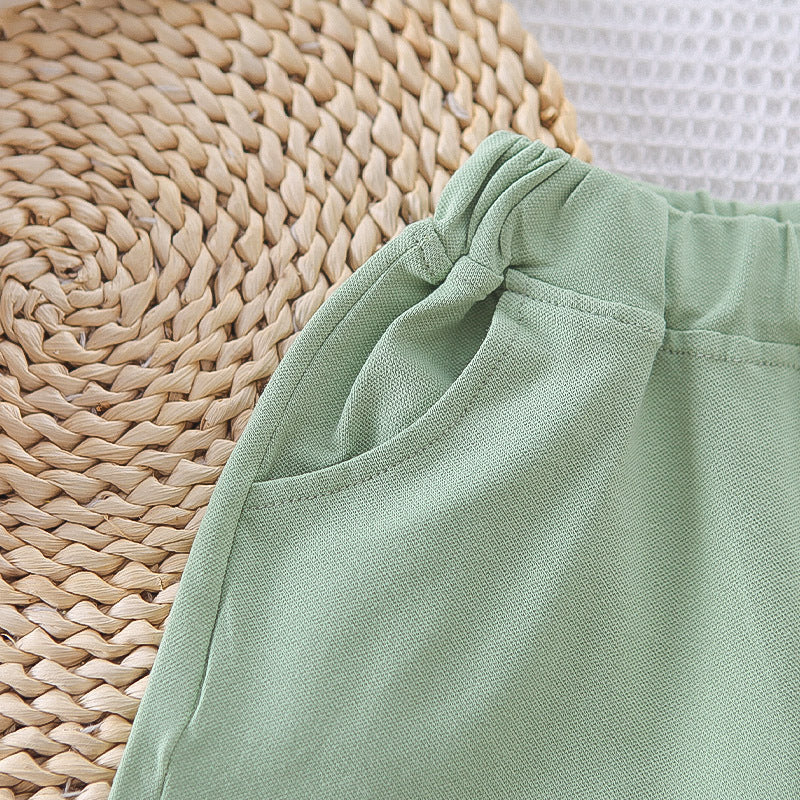 Polo T-shirt Matching Shorts Set