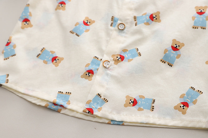Teddy Bear Shorts Set
