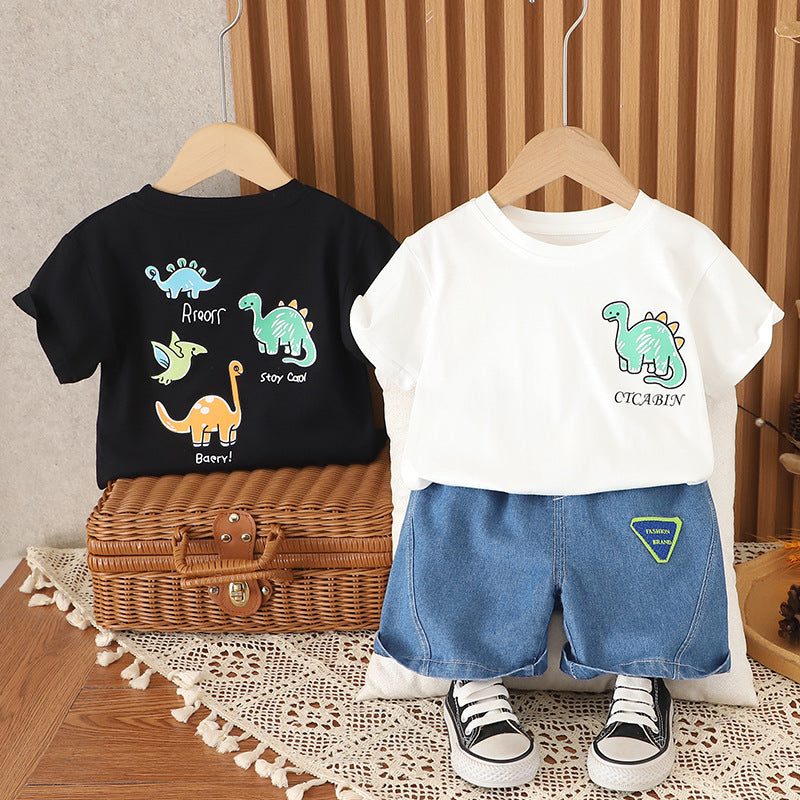 Dinosaur Tshirt Denim Set
