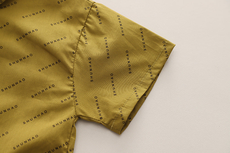Shirt Matching Shorts Set