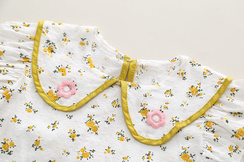 Peter Pan Collared Shorts Set