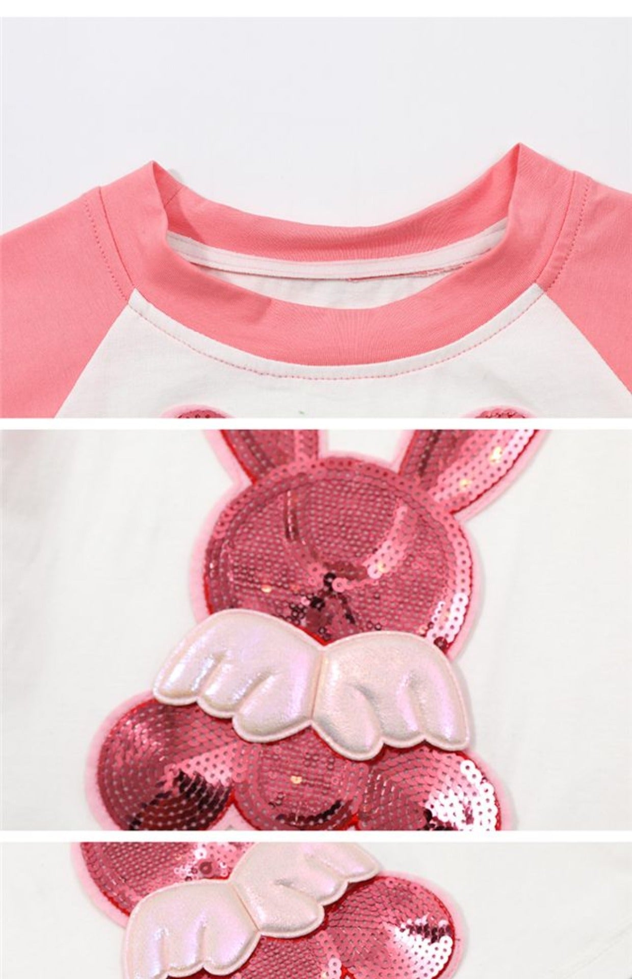 Sequinned Bunny Pant Set