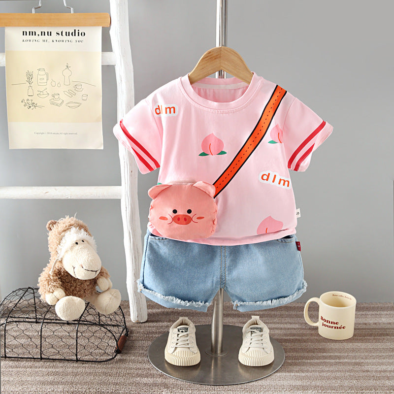 3D Animal Denim Set