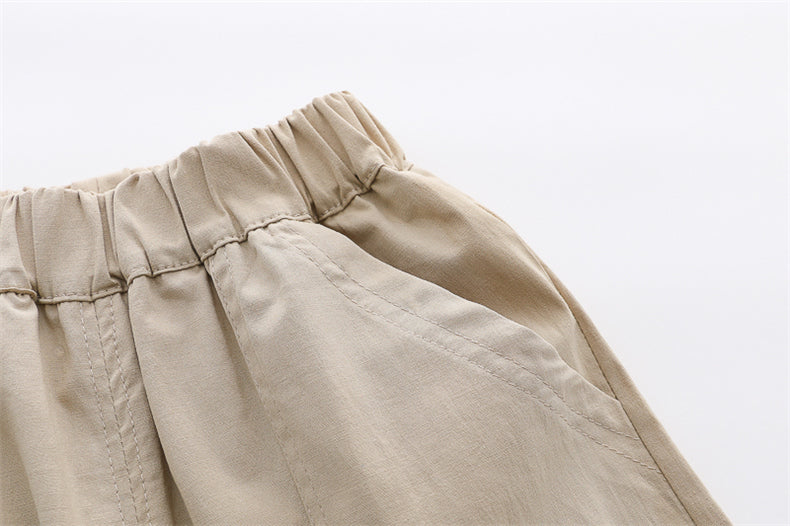 Stripped T-Shirt Shorts Set