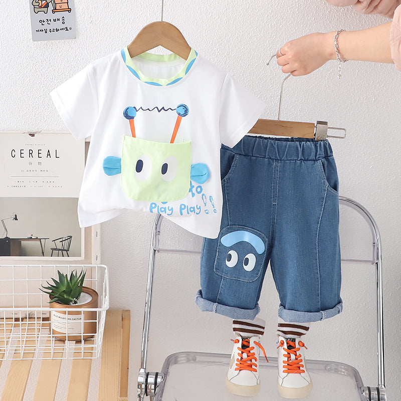 Tshirt Denim Set