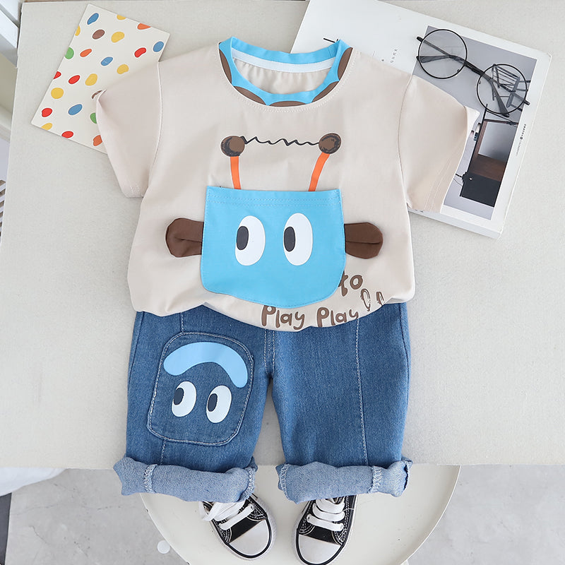 Tshirt Denim Set