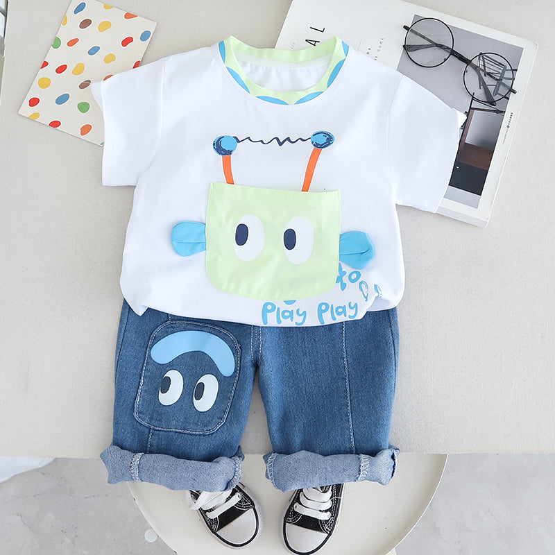 Tshirt Denim Set