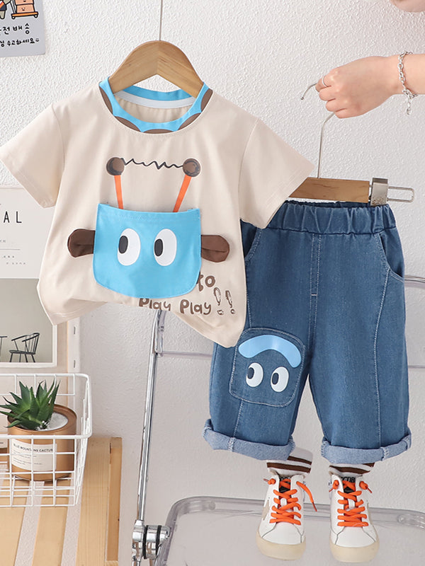 Tshirt Denim Set