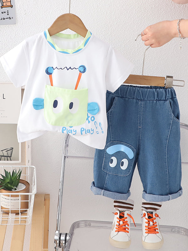 Tshirt Denim Set
