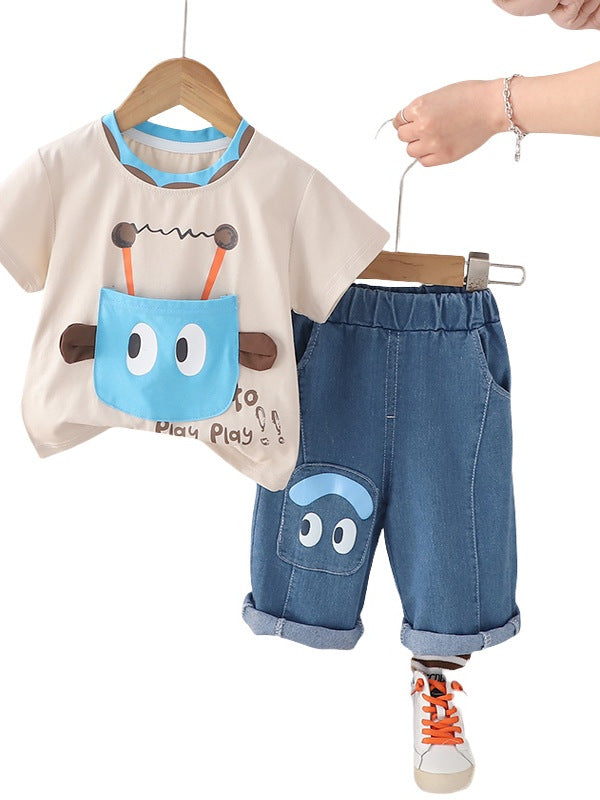 Tshirt Denim Set