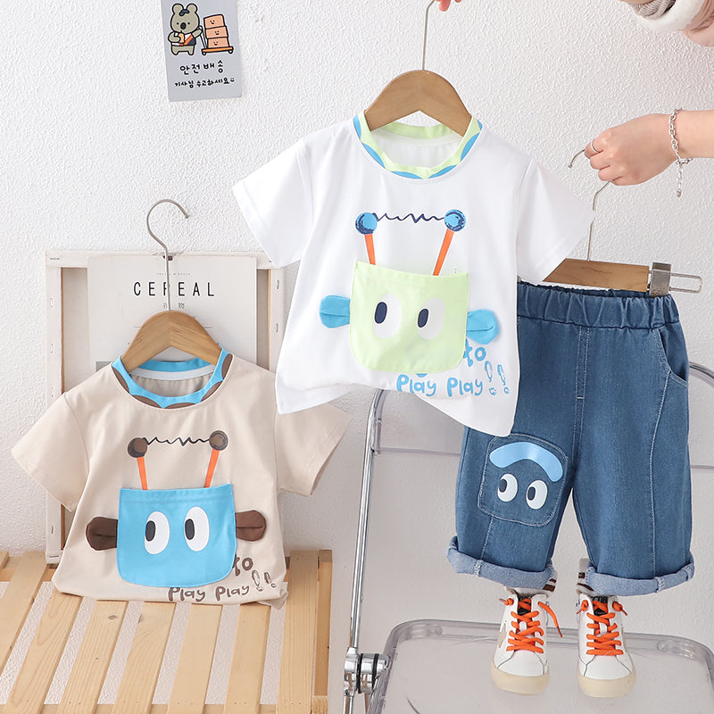 Tshirt Denim Set