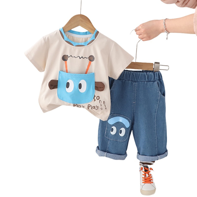 Tshirt Denim Set