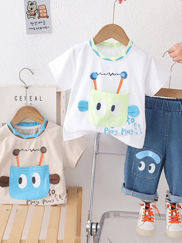 Tshirt Denim Set