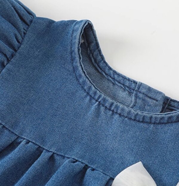 Bow Denim Dress