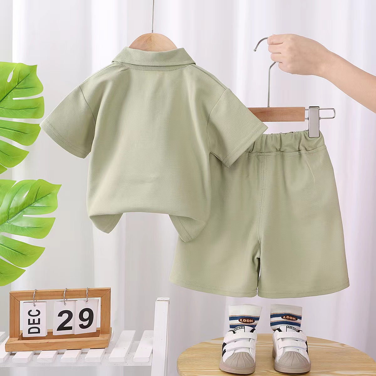 Polo T-Shirts Shorts Set