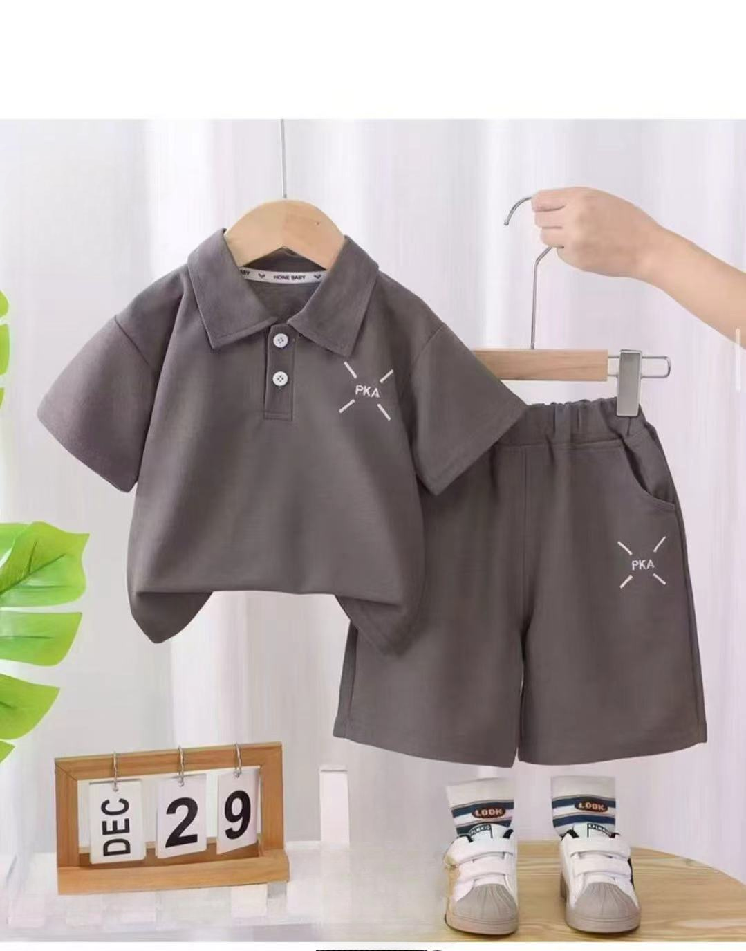 Polo T-Shirts Shorts Set
