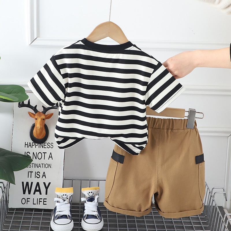 Monochrome Shorts Set