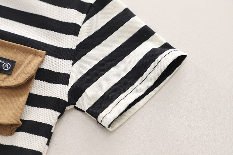 Monochrome Shorts Set