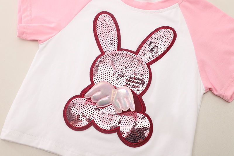 Sequinned Bunny Pant Set