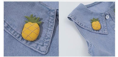 Pineapple Denim Dress