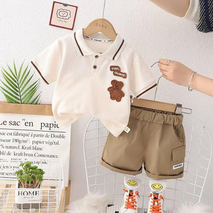 Polo T-shirt Shorts Set