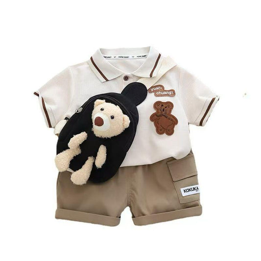 Polo T-shirt Shorts Set