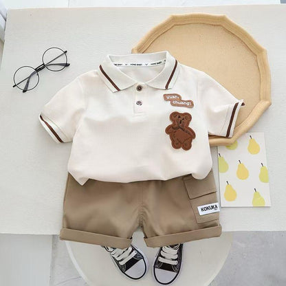 Polo T-shirt Shorts Set