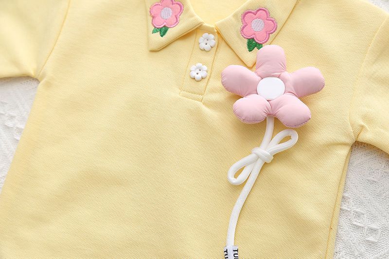 3D Flower Shorts Set