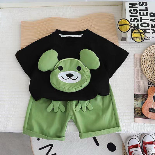 Bear Light Shorts Set