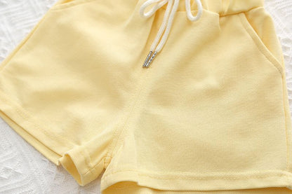3D Flower Shorts Set
