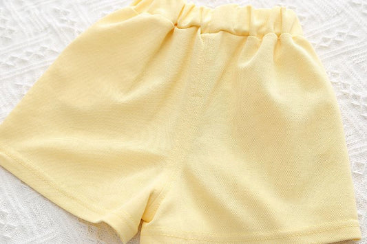 3D Flower Shorts Set