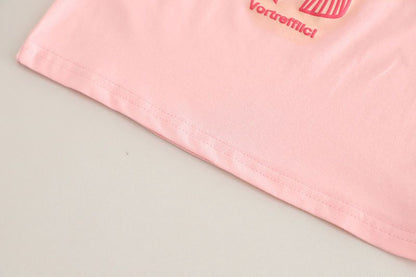 Bow Tshirt Shorts Set