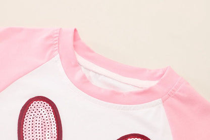 Sequinned Bunny Pant Set