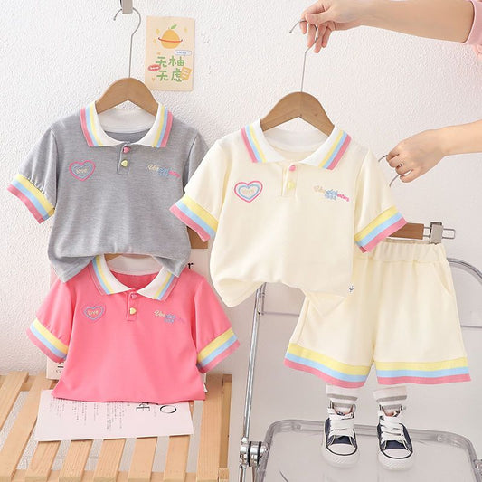 Polo Tshirts Shorts Set