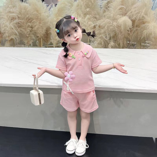 3D Pastel Shorts Sets