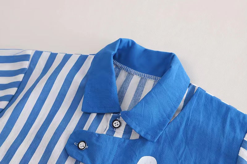 Bear faced Shirt Set