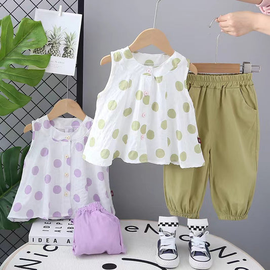 Polka Dots Pant Set