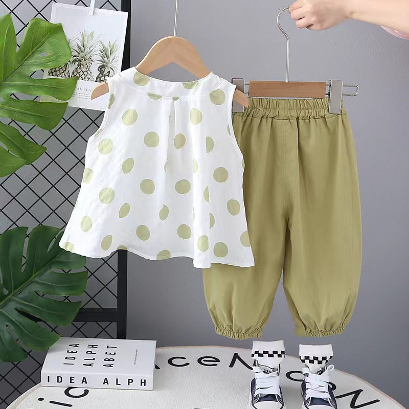 Polka Dots Pant Set